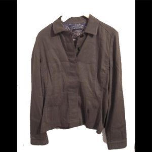 Tahari Brown Blazer Jacket